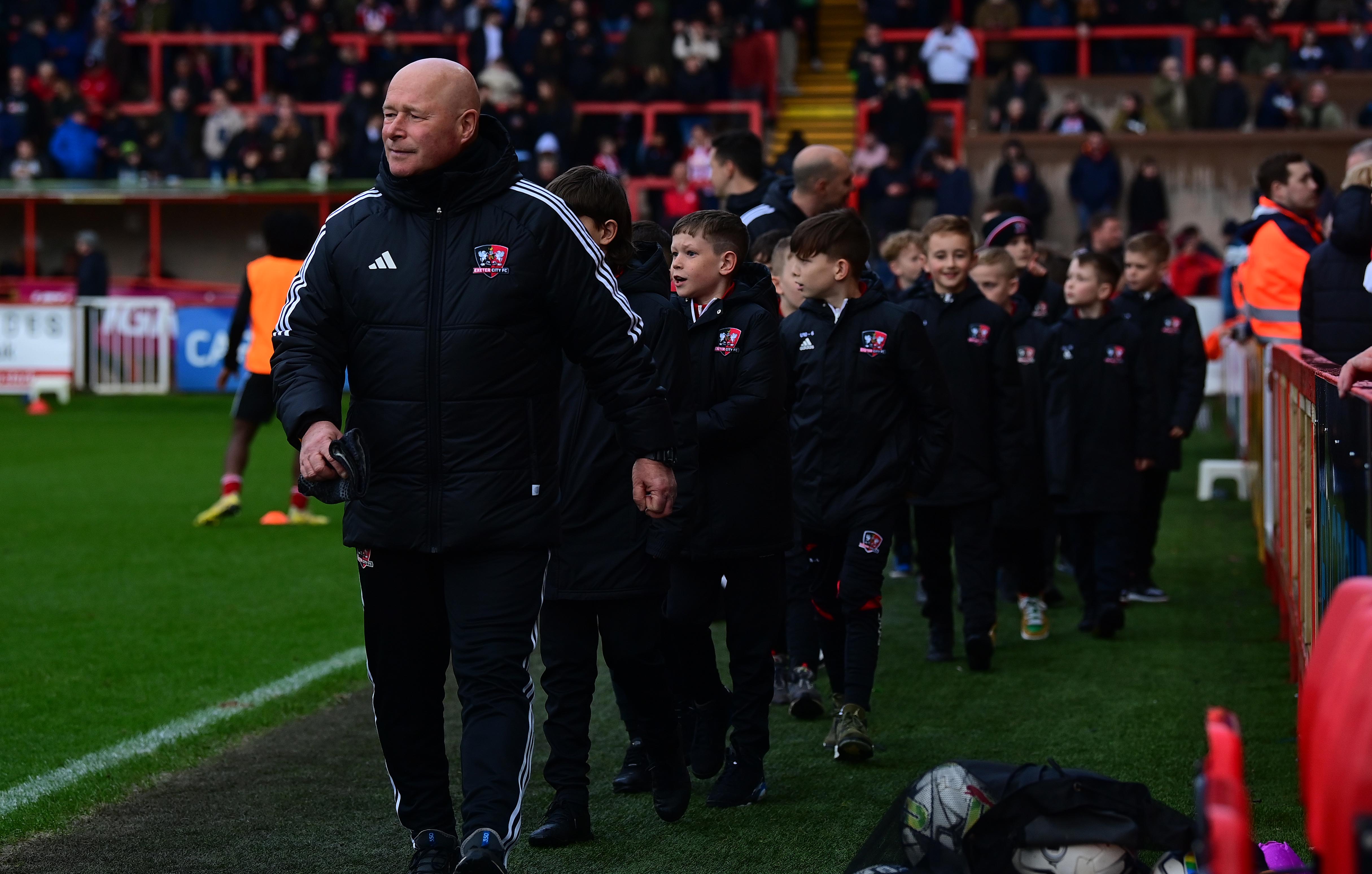 The Exeter City Academy parade