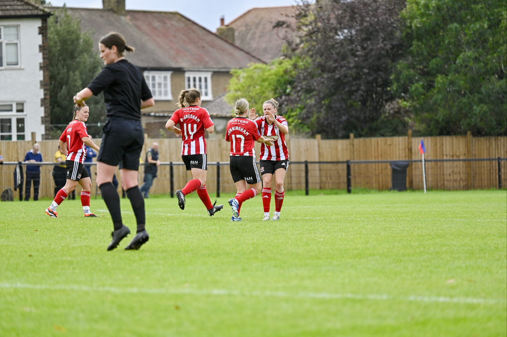 Exeter City Women celebrate