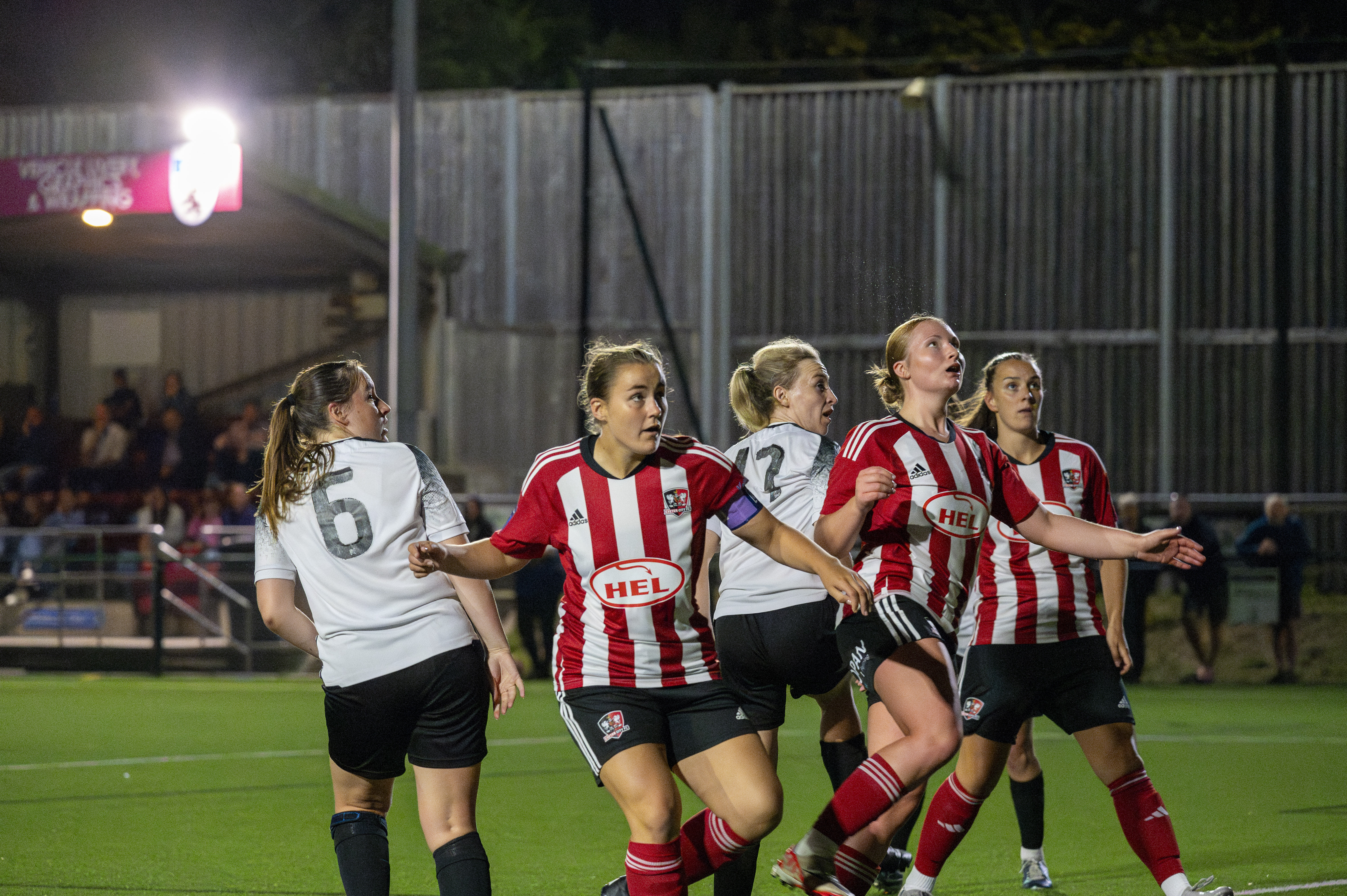 Match action from Exeter City Women v Portishead Town