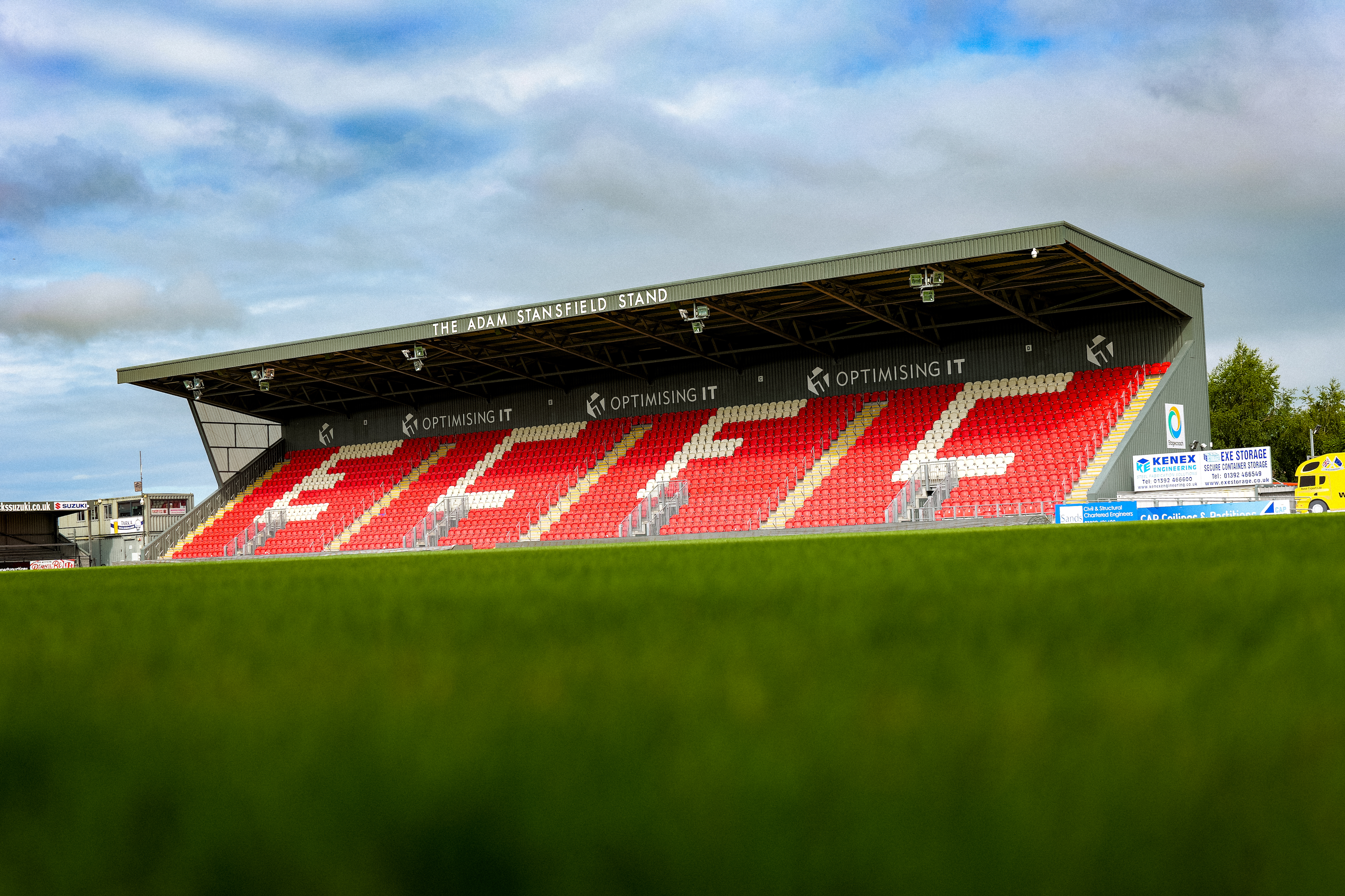 A general view of the Adam Stansfield Stand at SJP