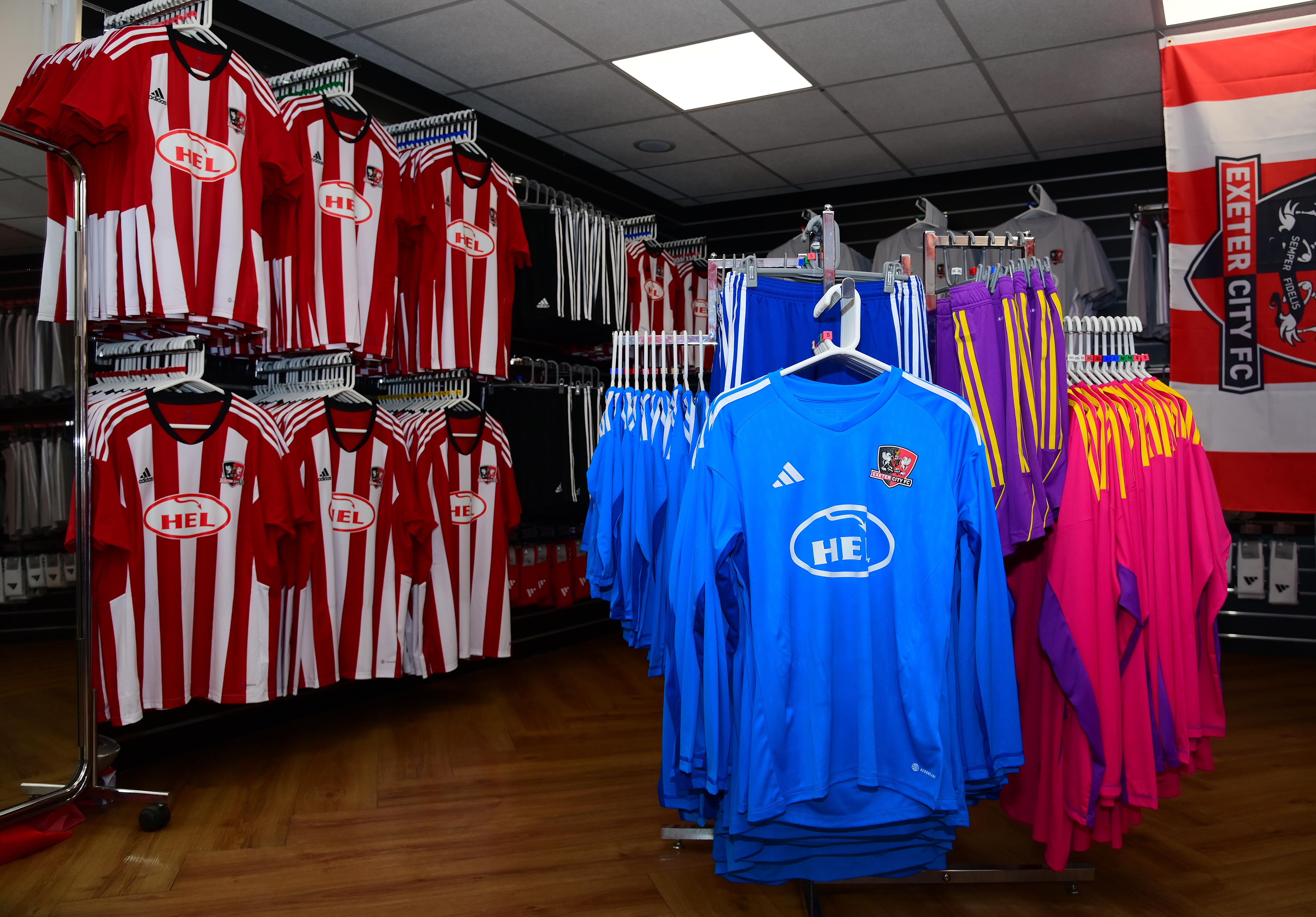 Exeter City club shop