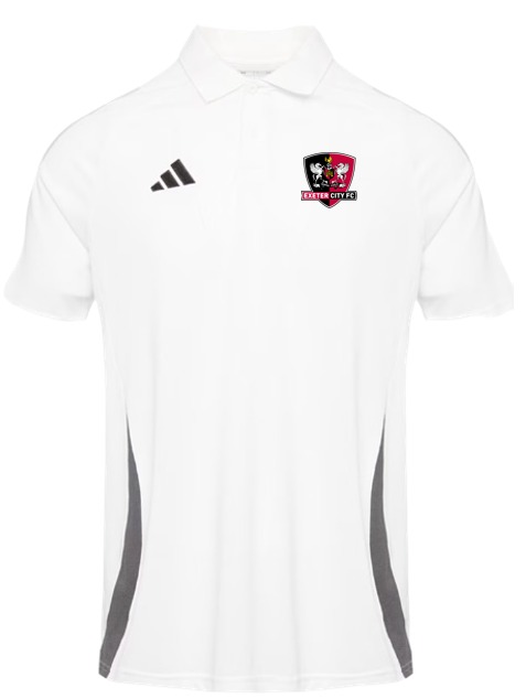 ECFC x Adidas 24/25 White Match Day Polo - Adults